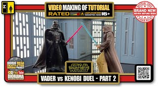 Star Wars Mega Death Star Diorama Project : VADER vs KENOBI Duel - PART 2 - DIY Tutorial