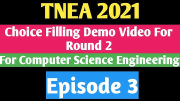 TNEA|2021|ROUND2|Choice|Filling|Demo|Video|Ideas|Tricks|VINCENT|MATHS|