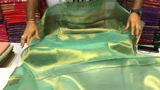 Pure tissue silk saree 🤩 zari weaving work # Heer fashion.com screenshot 4