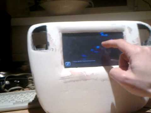 poliester tela Touchscreen CarPC in Honda Civic