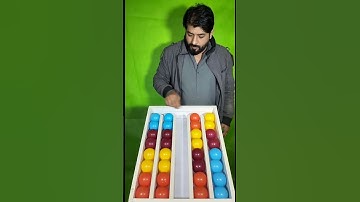 Fun & Chaos: Color Ball Sorting Challenge 🟢🔴🟡🔵 | Fun Games #game #colors #shorts #fyp #fun #asmr #fy