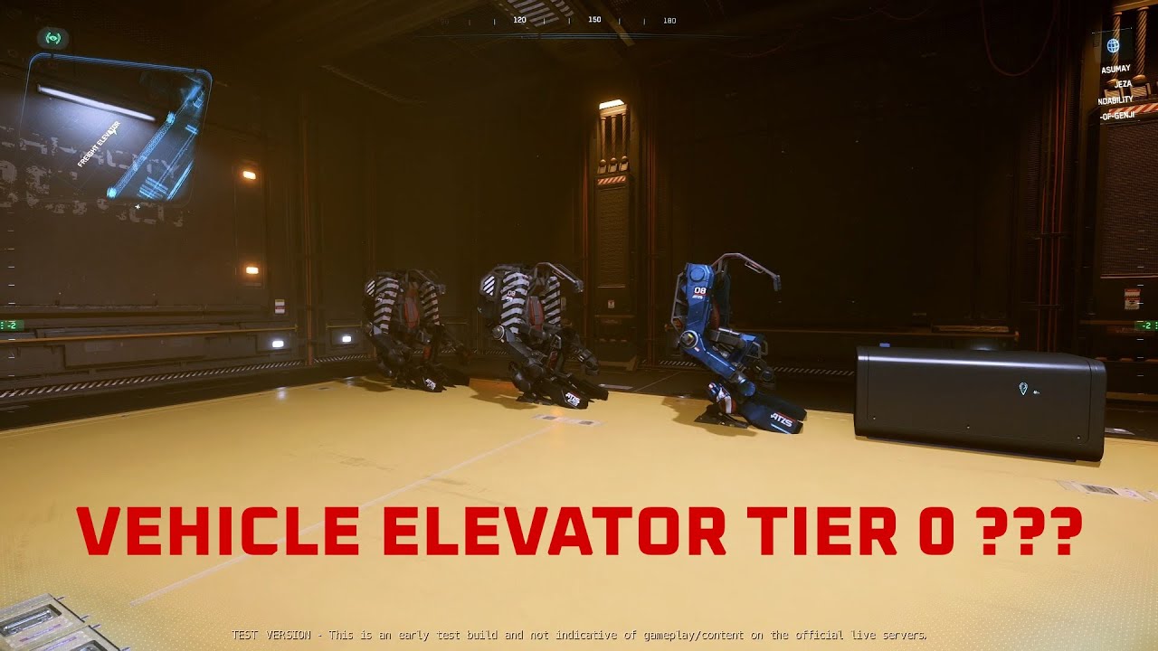 Star Citizen Vehicle Elevator Tier 0 ??? - YouTube