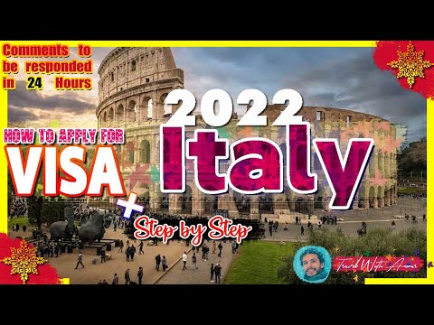 Italy Visa 2022 | step by step | Europe Schengen Visa 2022 (Subtitled)