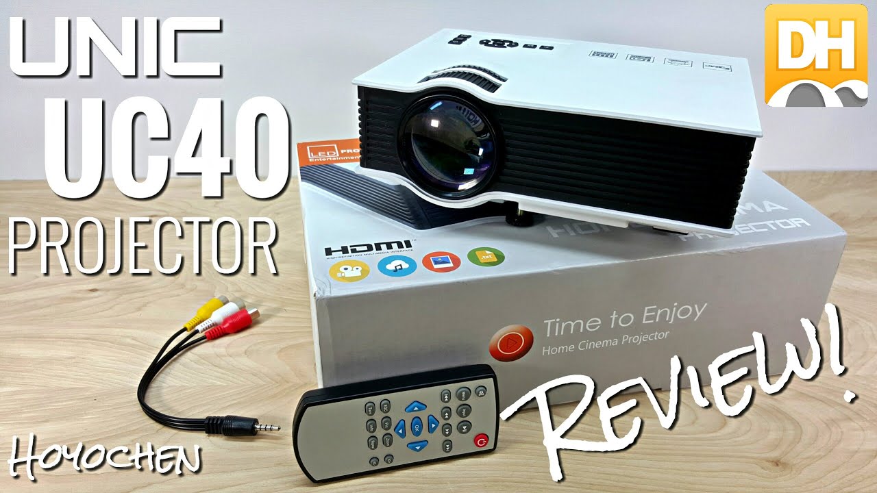 Unic UC40 Projector - $100 [Unboxing & Review] - 800 Lumens 130" - HDMI - - DHgate.com -