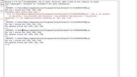Scoring System with highscores Part 1 (Simple)