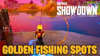 How to EASILY Catch items from Golden Fishing Spots in Fortnite