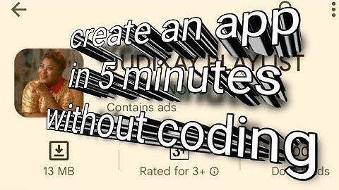 how to create a Playlist app with your smartphone without coding skills/appcreator24 tutorial 2023