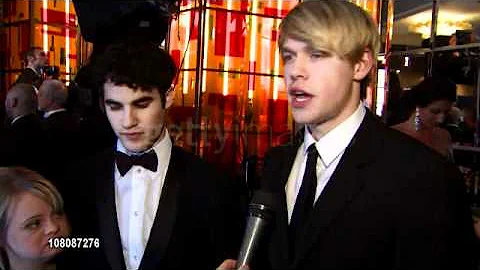 Glee Harry, Lauren, Darren Criss and Chord Overstr...