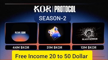 Kor Protocol Airdrop | Kor Protocol Season 2 Free Airdrop 2025