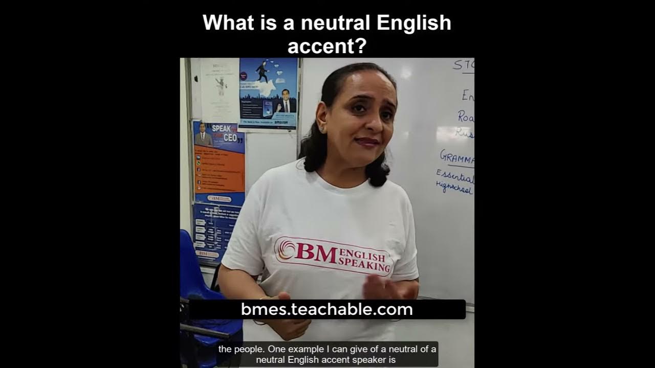 What is a neutral English accent? YouTube