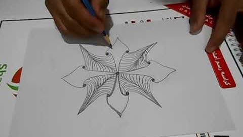 How to draw Stella Tangle Pattern | Step by Step | Zentangle | Designs | Patterns | Easy Draw