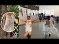 hand sewing a dress in 1 day (pinterest inspired vintage doily dress) VLOG