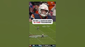 Bo ➡️ Mims For 93 YARD Touchdown 🤯