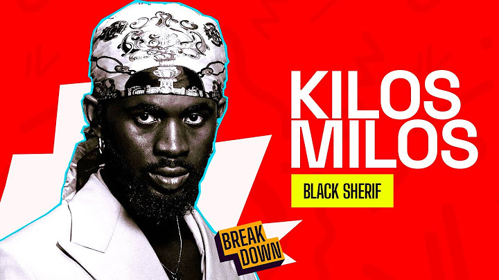 Black Sherif | ‘Kilos Milos’ ( Reaction )