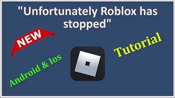 How To Fix Unfortunately Roblox Has Stopped Error Android & Ios - 2022