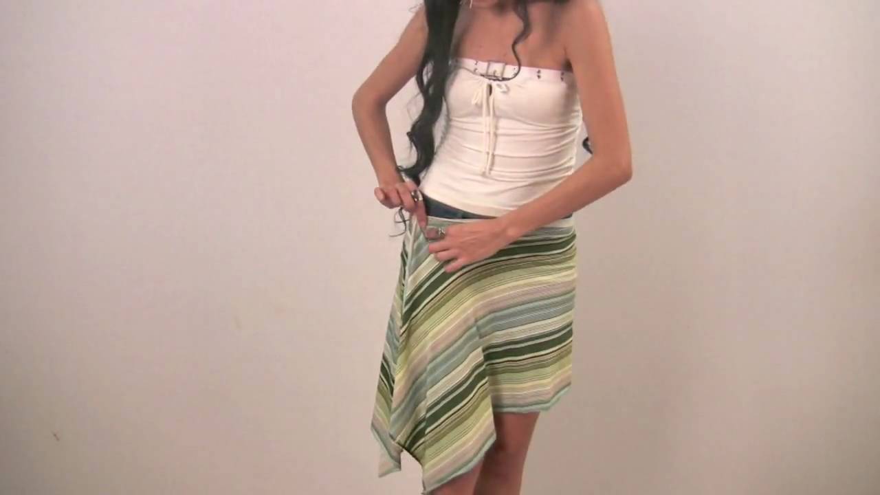 How to Make A Stylish Skirt - YouTube