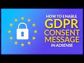 Tutorial: How To Enable and Customize GDPR Consent Message / Notice in AdSense - Works for WordPress