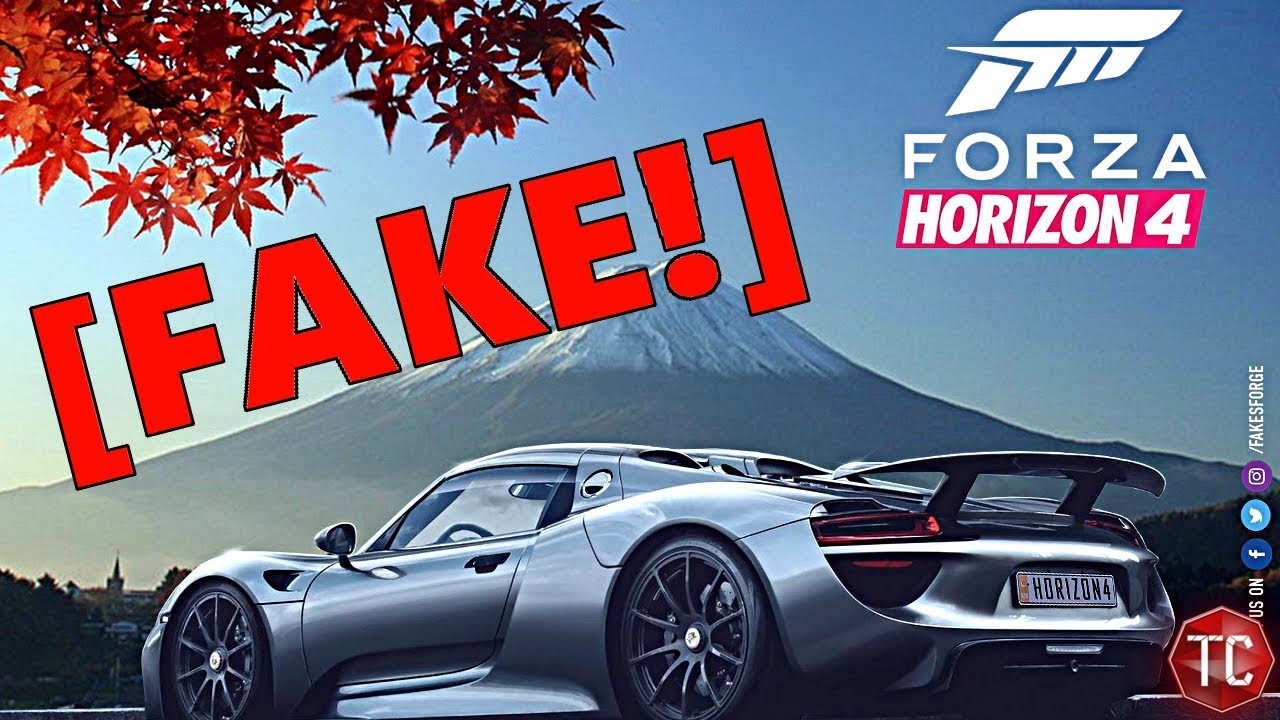 Forza Horizon 4 THE Leak is FAKE! - YouTube