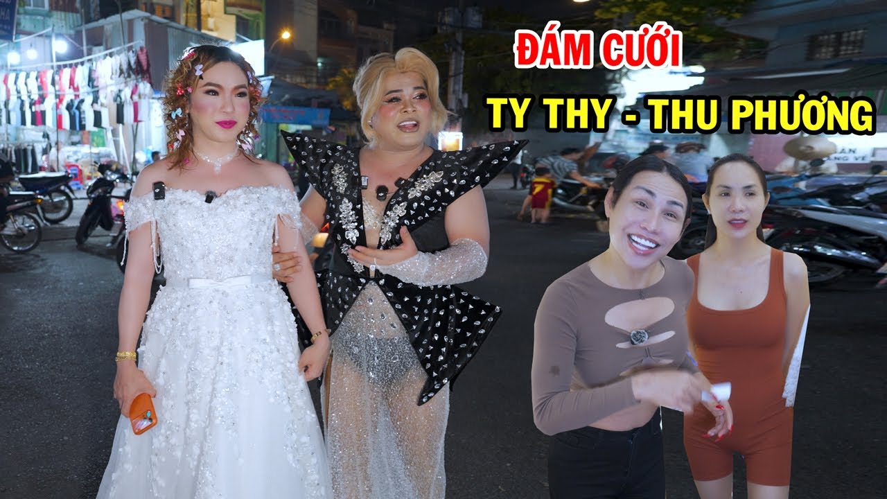 Ty Thy và Vũ Thu Phương đám cưới đãi 100 bàn - Ty Thy Vlog Gỏi đu đủ