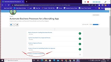 Create a Candidate Rating Flow | Automate Business Processes for a Recruiting App | Salesforce