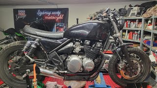 Kawasaki Zephyr 550 uruchomienie oraz drobny przegląd.