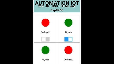 Automação, IOT, com microcontrolador e C/C++, Arduino e interface (IHM) com HTML, CSS e JS.