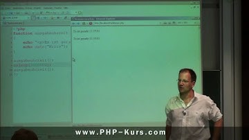 eigene Funktionen mit Rückgabewert in PHP erstellen (+ Lösung Aufgabe vorherigem Video)