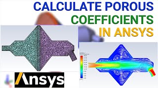 How to Calculate Porous Coefficients and Simulate Flow in ANSYS Fluent with Fluent Meshing Tutorial