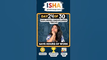 Save Hours with This Excel Automation Hack! ⏳ #exceltricks  #career #job #corporateoffice #tutorial