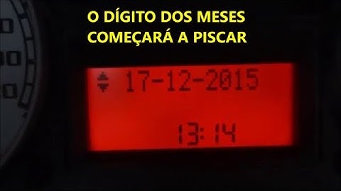 Computador de Bordo Fiat Doblo - Como ajustar a data