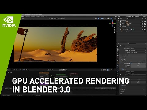 Faster GPU Accelerated Rendering in Blender 3.0 Cycles