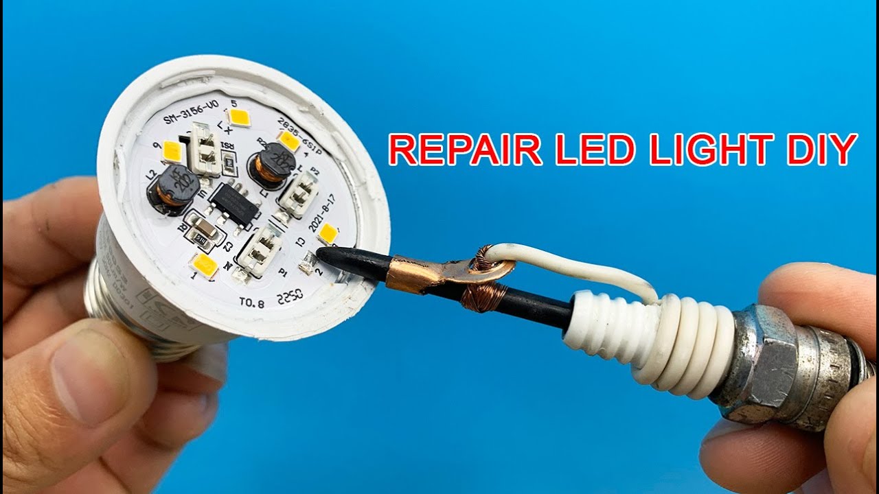 Don't throw away your spark plugs!  How to make a simple welding with  spark plug and LED light bulb