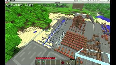 Minecraft - 7 Segment Display w/ Counter 0-9 and 3bit Adder