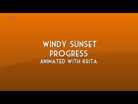 Krita: Windy Sunset