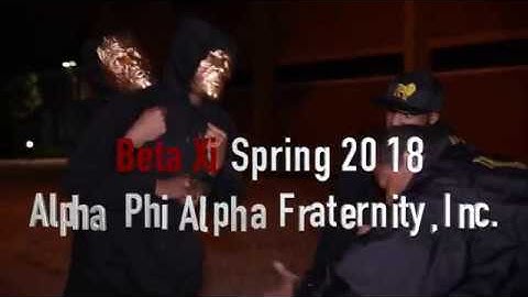 Alpha Phi Alpha Beta Xi Chapter Probate Spring 2018
