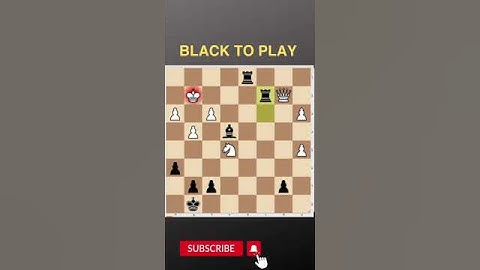 Daily chess puzzle Black to play😊 😊😊  #chess #challenge #learnchess #improve #shorts