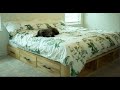 Plywood King Size Bed Frame With Storage