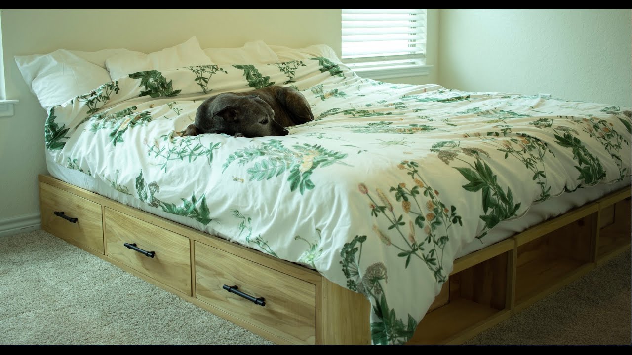 Plywood King Size Bed Frame With, Plywood For King Bed