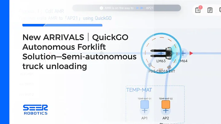 New ARRIVALS｜QuickGO Autonomous Forklift Solution—Semi-autonomous truck unloading