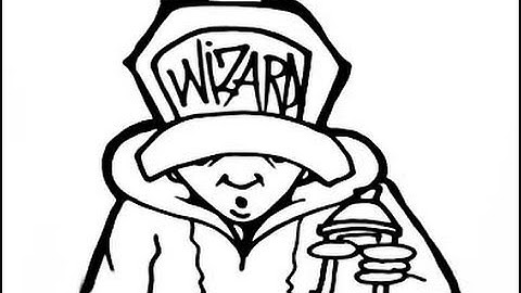 How to draw a graffiti character (quick drawing) by cholowiz13