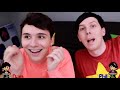 some dan and phil being cute on the gaming channel