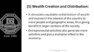 Entrepreneurship And Economic Growth