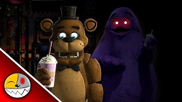 FNAF Movie: Freddy Tries The Grimace Shake