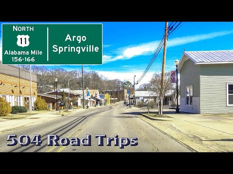 Road Trip #885 - US-11 N - Alabama Mile 156-166 - Argo/Springville