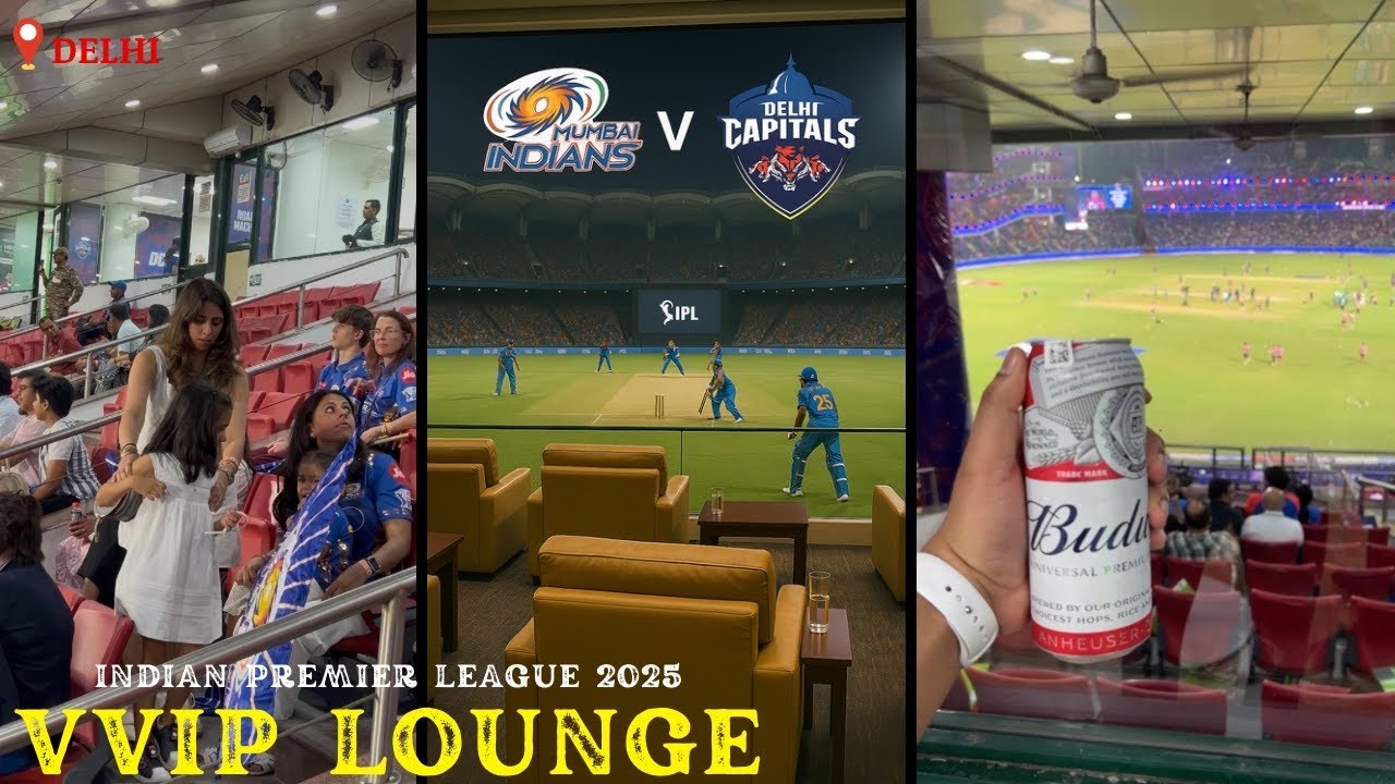 IPL 2025: DC vs MI ₹24,000 Ticket Experience | Unlimited Food, Drinks & Luxury