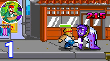 Kung Fu Z - Gameplay Walkthrough Part 1 Defeat All Zombies iOS/Android