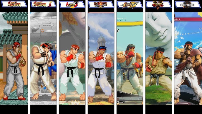 Evolution Of Street Fighter All Series Games (1987 - 2019) 