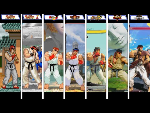 : Street Fighter 1987 - 2023 | Characters Models Evolution | Graphics Comparison