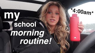 my 4:00am high school morning routine vlog!