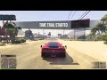 Gta 5 completing time trail record time!!